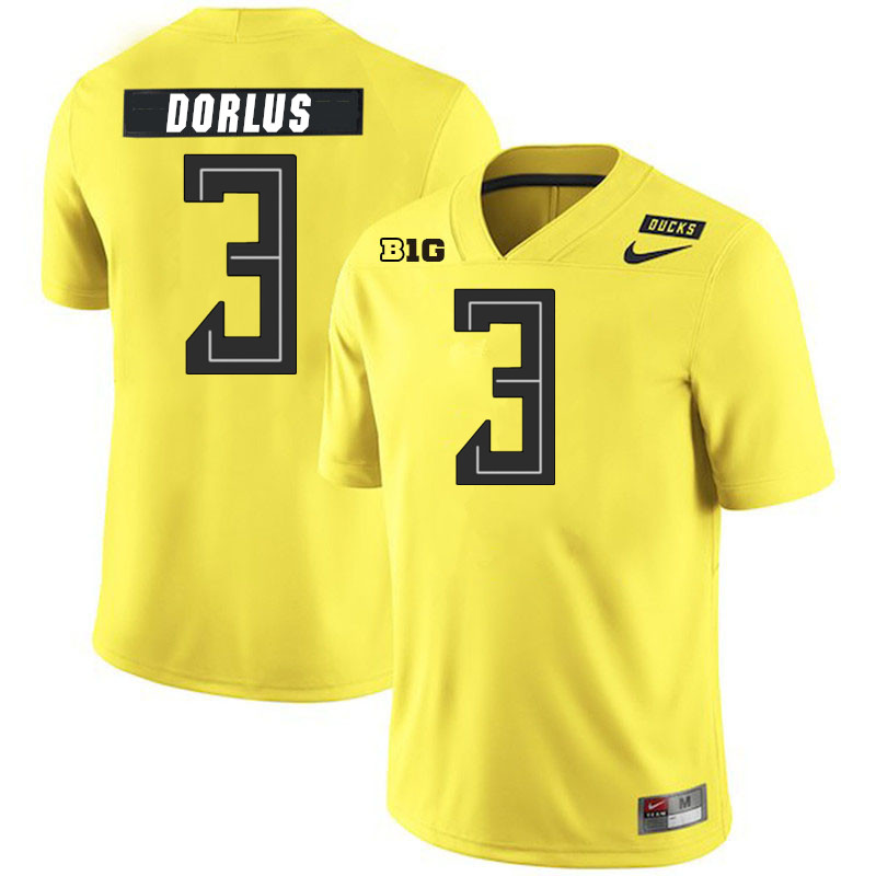 Brandon Dorlus Oregon Jersey,Oregon Ducks Football Uniforms Youth-Alternate Yellow